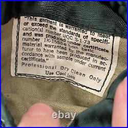 Vtg 40's US Army Officers Dress Jacket Military World War Ground Forces Patch 42