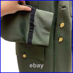 Vtg 40's US Army Officers Dress Jacket Military World War Ground Forces Patch 42