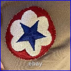Vtg 40's WWII ARMY Officers Uniform SERVICES of SUPPLY Patch US Military Jacket