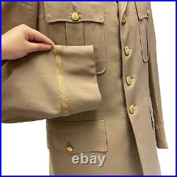 Vtg 40's WWII ARMY Officers Uniform SERVICES of SUPPLY Patch US Military Jacket