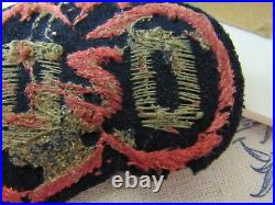 Vtg. Named WWII US Army 100th Chemical Mortar Bn. HQ Co. Italian Made SSI Patch
