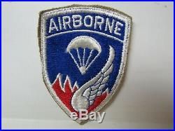 Vtg. Post WWII KW Era US Army 187th Airborne RCT Dark Blue SSI, FE, Snowy Patch