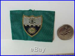 Vtg. Post WWII US Army 22nd Infantry Rgt. Bevo Embroidered Shoulder DUI Patch