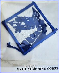 Vtg US Combat Patches WWII Army 18th Airborne Corps 5th Armor Tank China Burma