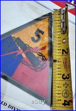 Vtg US Combat Patches WWII Army 18th Airborne Corps 5th Armor Tank China Burma