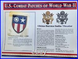 Vtg US Combat Patches WWII Army 18th Airborne Corps 5th Armor Tank China Burma