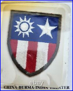 Vtg US Combat Patches WWII Army 18th Airborne Corps 5th Armor Tank China Burma