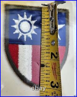Vtg US Combat Patches WWII Army 18th Airborne Corps 5th Armor Tank China Burma