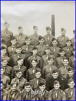Vtg WW2 WWII US Army Service Forces Patch Military Group Photo 1942-1946 Uniform