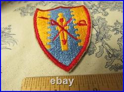 Vtg. WWII / KW Era US Army 4th Cavalry Regiment Red Border FE, CE Pocket Patch