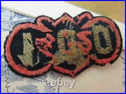Vtg. WWII Named US Army 100th Chemical Mortar Bn. Italian Made Bullion Patch +