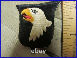 Vtg. WWII US Army 101st Airborne Division Screaming Eagles FE, CE Patch