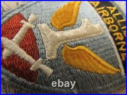 Vtg. WWII US Army 1st Allied Airborne Command FE, CE, SSI Patch Variation