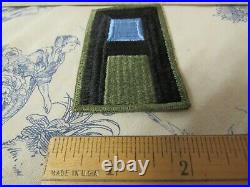 Vtg. WWII US Army 1st Army Infantry / L. Blue FE, CE Corn Row Variation Patch