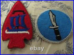 Vtg. WWII US Army 474th Inf. Rgt. & Kiska Task Force / FSSF Patches