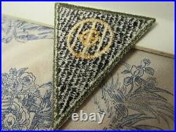 Vtg. WWII US Army 83rd Division OD Border FE, CE Variation SSI Patch