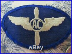 Vtg. WWII US Army Air Corps Aviation Cadet 1st Design ET Patch
