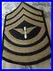 Vtg. WWII US Army Air Force Master Cadet Sergeant Prop & Wing Chevron Patch
