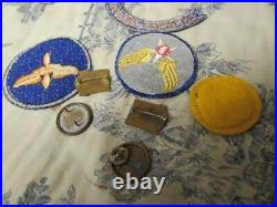 Vtg. WWII US Army Air Force Pilot Trainee Patch / Pin Lot