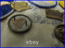 Vtg. WWII US Army Air Force Pilot Trainee Patch / Pin Lot