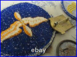 Vtg. WWII US Army Air Force Pilot Trainee Patch / Pin Lot