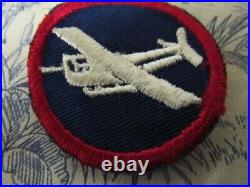 Vtg. WWII US Army Enlisted Man Airborne Artillery Glider ET Cap Patch