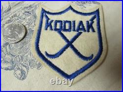 Vtg. WWII US Army Kodiak Ski School EF, SSI Patch Very Rare