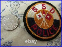 Vtg. WWII US Army Sacramento Signal Depot Police EF Patch