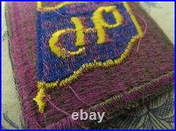 Vtg. WWII US Army Southwest Pacific HQ Purple Back Variation SSI Patch