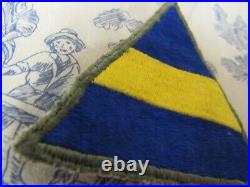Vtg. WWII US Army Universal Training Large FE, CE, WB SSI Patch