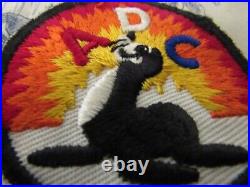 Vtg. WWII US Army Walt Disney Design Alaska Defense Cmd (ADC) on Twill SSI Patch