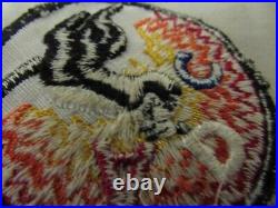 Vtg. WWII US Army Walt Disney Design Alaska Defense Cmd (ADC) on Twill SSI Patch