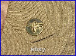 Vtg Wwii U. S. Army Wool Dress Jacket! Army Air Force & Communications Patches Xs