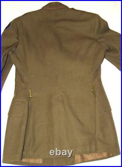 Vtg Wwii U. S. Army Wool Dress Jacket! Army Air Force & Communications Patches Xs