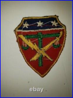 WA1-19 Original WW2 US Army Shoulder Patch War Crimes Trails Philippines 1945