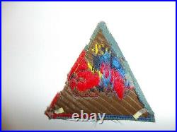 WA3-6 WW 2 US Army 526th Tank Battalion woven Armored Triangle German original