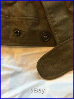 WW2 1944 US Military Army Wool IKE Field Jacket 40S with Patches