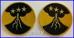 WW2 1st Filipino Wool Patches US Army Opposite Facing Pair