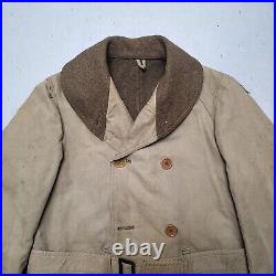 WW2 40s US Army Mackinaw Jeep Coat Parka M-1938 Jacket w 3rd Infantry Patch RARE