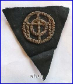 WW2 83rd Division Bullion Wire Wool Shoulder Patch US Army
