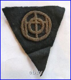WW2 83rd Division Bullion Wire Wool Shoulder Patch US Army