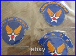 WW2 AAF 15 different Tab set Army Air Force patch lot collection