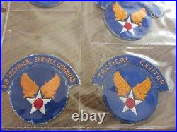 WW2 AAF 15 different Tab set Army Air Force patch lot collection