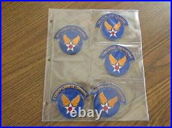 WW2 AAF 15 different Tab set Army Air Force patch lot collection