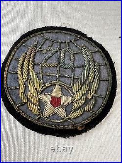 WW2 Bullion Patch Lot 4th 11th 20th Original USAAF US Army Air Force