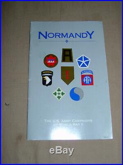 WW2 D-Day Normandy US Army order of battle grouping with booklet