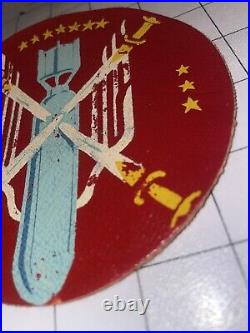WW2 USAAF Army Air Force 2073rd AAF Base Unit Squadron On Canvas Patch (14)