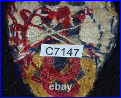 WW2 US 9th Army Air Force English Tailor Embroidered Shoulder Patch Fat Nine