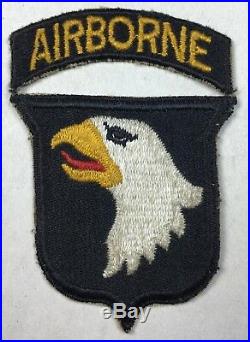 WW2 US ARMY 101ST AIRBORNE DIVISION PATCH WWII U. S. A. Army Nice