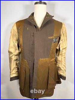 WW2 US ARMY GENERAL STAFF OFFICER CHOCOLATE TUNIC With CHQ PATCHE 1940 NAMED